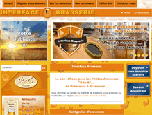 Tablet Screenshot of interfacebrasserie.com